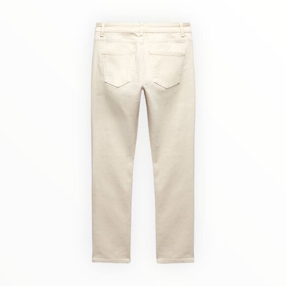 ZARA | Ecru | ZW THE MID WAIST SKINNY JEANS - Picture 3 of 11